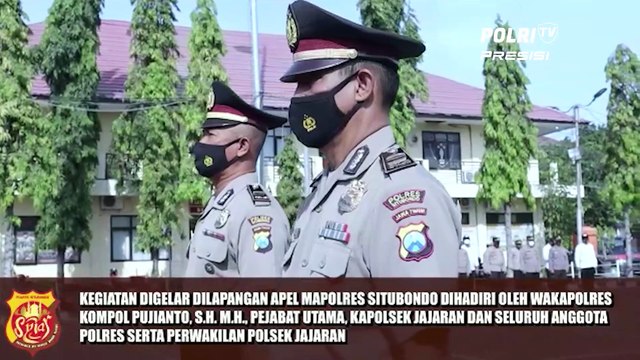 AKBP Andi Sinjaya Pimpin Upacara Kenaikan Pangkat Pengabdian
