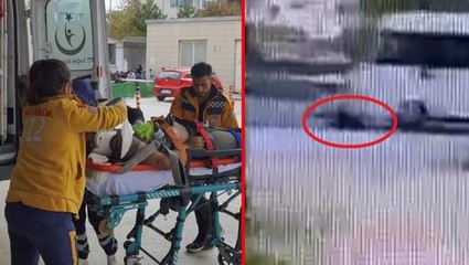 Minibüsün çarpıp sürüklediği işçi feci şekilde can verdi