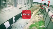 Arnavutköy'de hafriyat kamyonu inşaat işçilerinin arasına daldı! Kaza anı kamerada