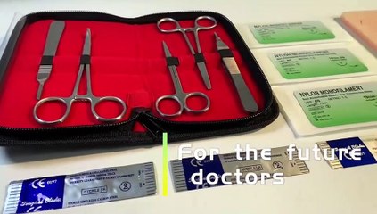 Portable Surgical Suture Practice Kit for Future Doctors