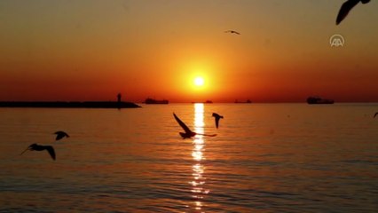 Tekirdağ'da gün doğumu
