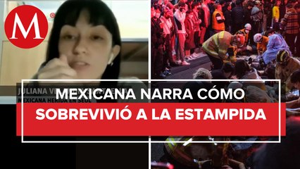 "No podía respirar; había cuerpos debajo": mexicana que sobrevivió a estampida en Seúl