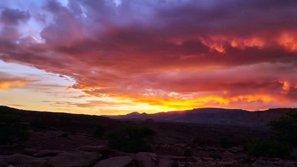 the beauty of the night sky with a sprinkling of stars