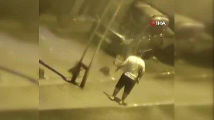 Aile tartışmasında pompalı tüfekli şahıs korku dolu anlar yaşattı