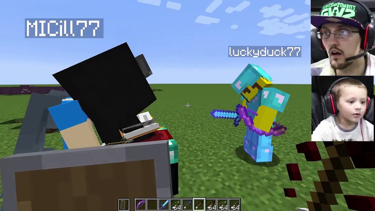 ENDER FIGHTERS- WHAT THE SHULKER- Minecraft 1.9 Combat Update!  (FGTEEV Dad vs. Sons Battle)