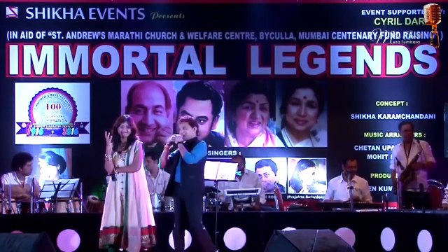 Aaja Aaja Mai Hun Pyar Tera | Cover Song | Anil Bajpai & Sampada Goswami Live Energetic Performing