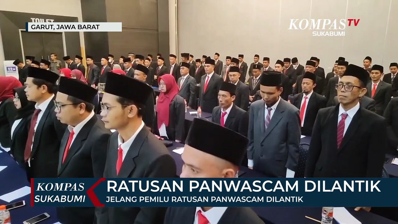 Jelang Pemilu Ratusan Panwascam Dilantik - Video Dailymotion
