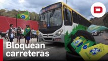Así bloquearon los bolsonaristas las carreteras en Brasil teas el resultado electoral