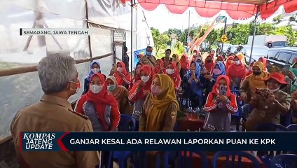 Ganjar Kesal Ada Relawan Laporkan Puan ke KPK
