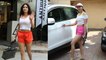Sara Ali Khan and Janhvi Kapoor wave at paparazzi outside gym, looks stylish in casuals | FilmiBeat
