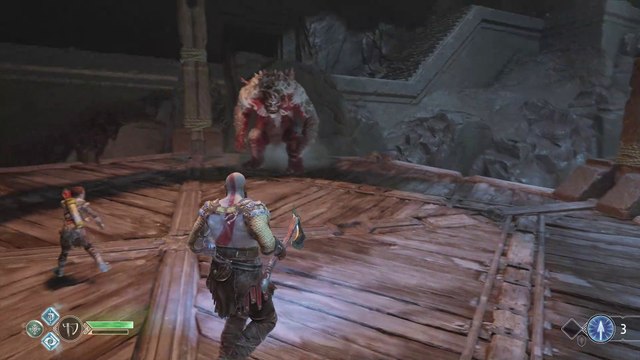 Ogre Boss Fight Gameplay 4K 60fps | God of War