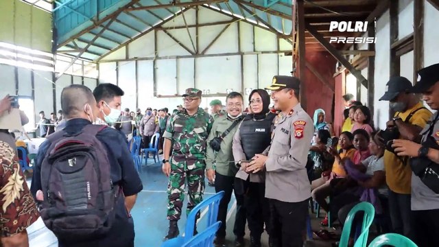 Patroli dan Peninjauan Pengamanan Pelaksanaan Pemungutan Suara Ulang (PSU) Pemilihan Kepala Desa di Kabupaten Kapuas