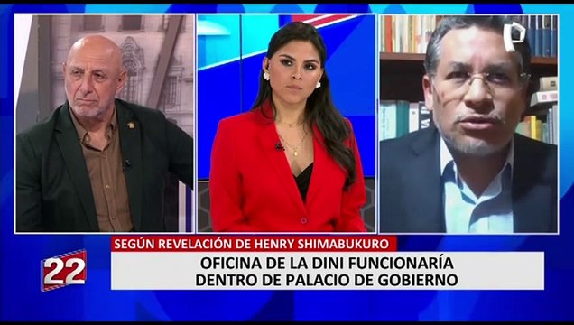 Rubén Vargas: Sería impropio que una oficina de la DINI funcione dentro de Palacio de Gobierno