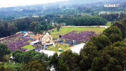 Ibirori bidasanzwe mu Kinigi __ Ibyamamare n'Abayobozi bakomeye bise amazina abana b'Ingagi