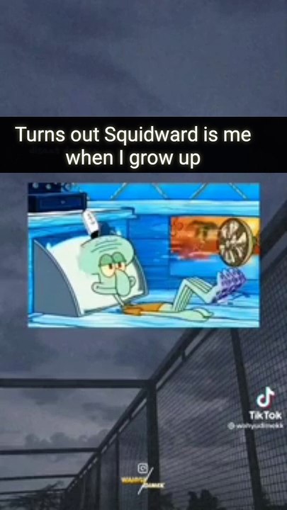Kumpulan quotes Squidward yang relate banget dengan kehidupan kita