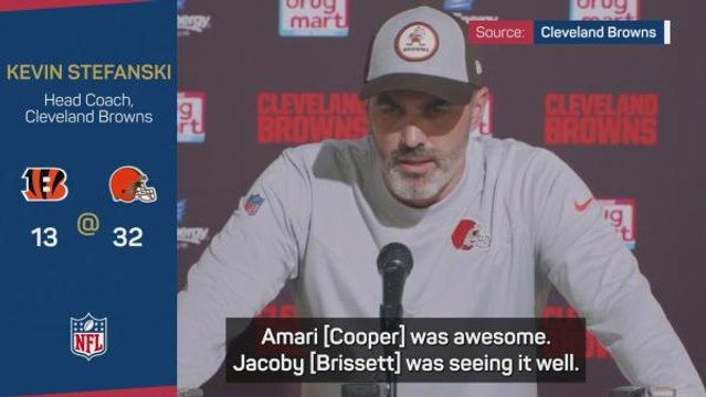 'Unbelievable' Cooper and Browns end Bengals' win streak