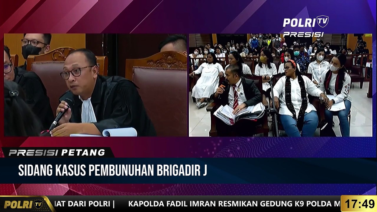 Sidang Lanjutan Kasus Pembunuhan Brigadir J Dengan Terdakwa Ferdy Sambo