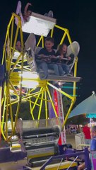 Brother Loves the Mini Ferris Wheel but Daughter Has Different Thoughts