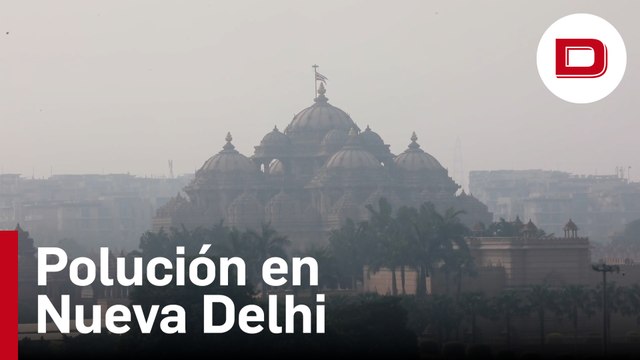 Nueva Delhi amanece con una nube de polución de niveles insalubres