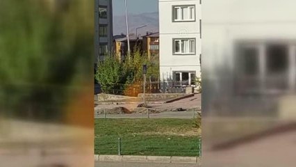 Doğal gaz borusunun alev almasıyla 2 işçi yaralandı