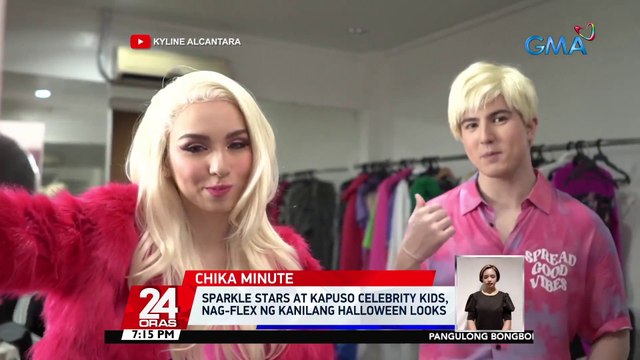 Sparkle stars at Kapuso celebrity kids, nag-flex ng kanilang halloween looks | 24 Oras