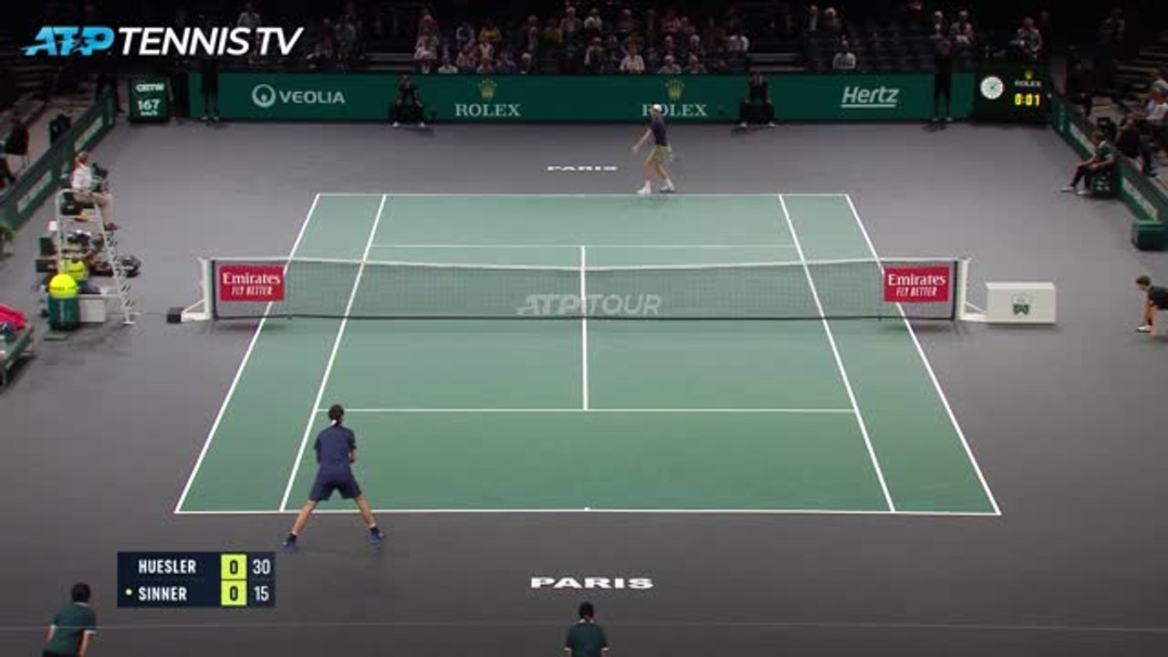 Highlights: Hüsler mit Auftaktsieg gegen Sinner