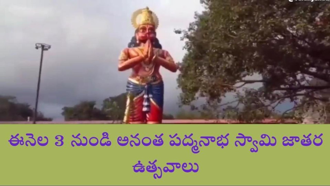 వికారాబాద్: పద్మనాభ స్వామి జాతర.. ఎప్పటినుంచంటే?