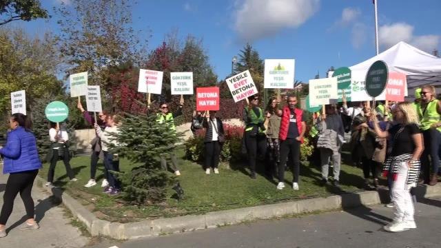 Göktürk Kemerköy Sakinleri Yeşil Nöbetini Sürdürüyor: Yeşilimize Çökenlere Hiçbir Şekilde İzin Vermeyeceğiz