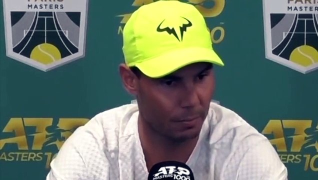 ATP - Rolex Paris Masters 2022 - Rafael Nadal : I'll be clear, I'm not fighting to be world number one