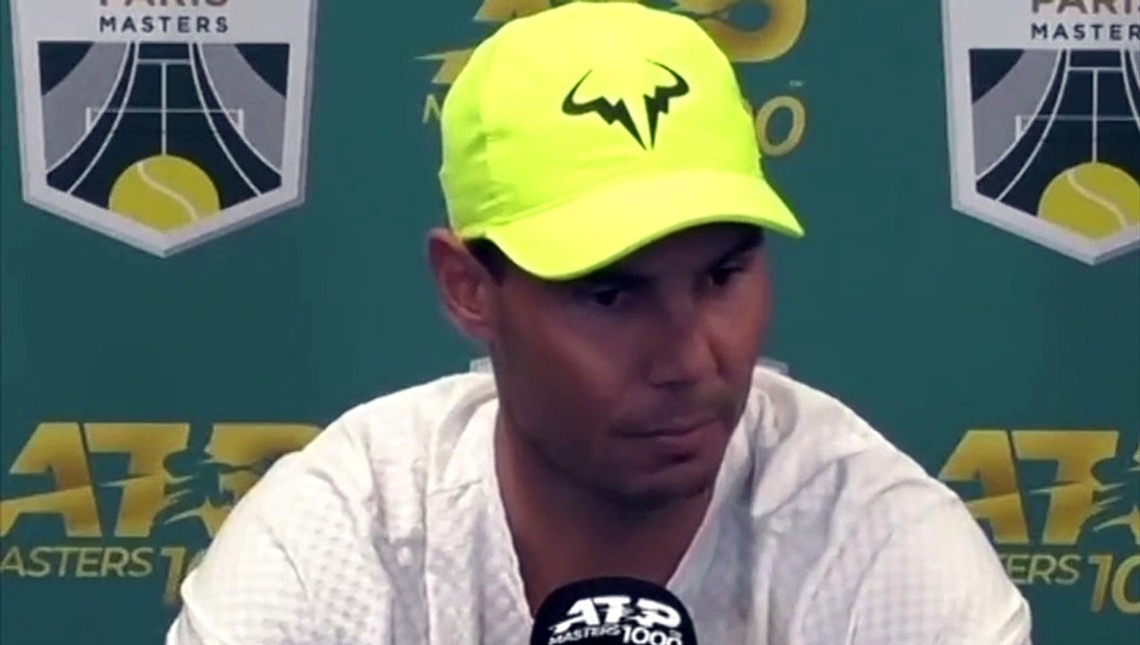 ATP - Rolex Paris Masters 2022 - Rafael Nadal : "I'll be clear, I'm not fighting to be world number one"