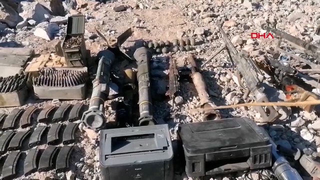 MSB: Pençe-Kilit bölgesinde çok sayıda silah ve mühimmat ele geçirildi