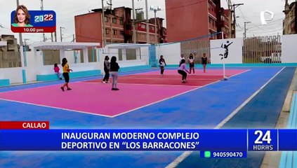 Callao: inauguran moderno complejo deportivo en “Los Barracones”