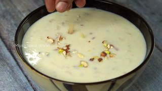 How to Make Custard Apple Payasam (Sitaphal Kheer)