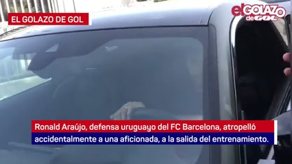 ARAUJO atropella A UNA CHICA a la salida del entrenamiento