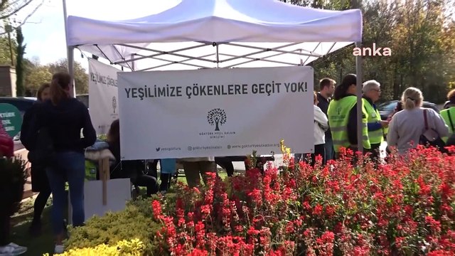 Göktürk Kemerköy sakinleri yeşil nöbetini sürdürüyor: 'Yeşilimize çökenlere hiçbir şekilde izin vermeyeceğiz'
