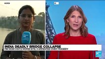 PM Modi visits site of deadly Indian bridge collapse