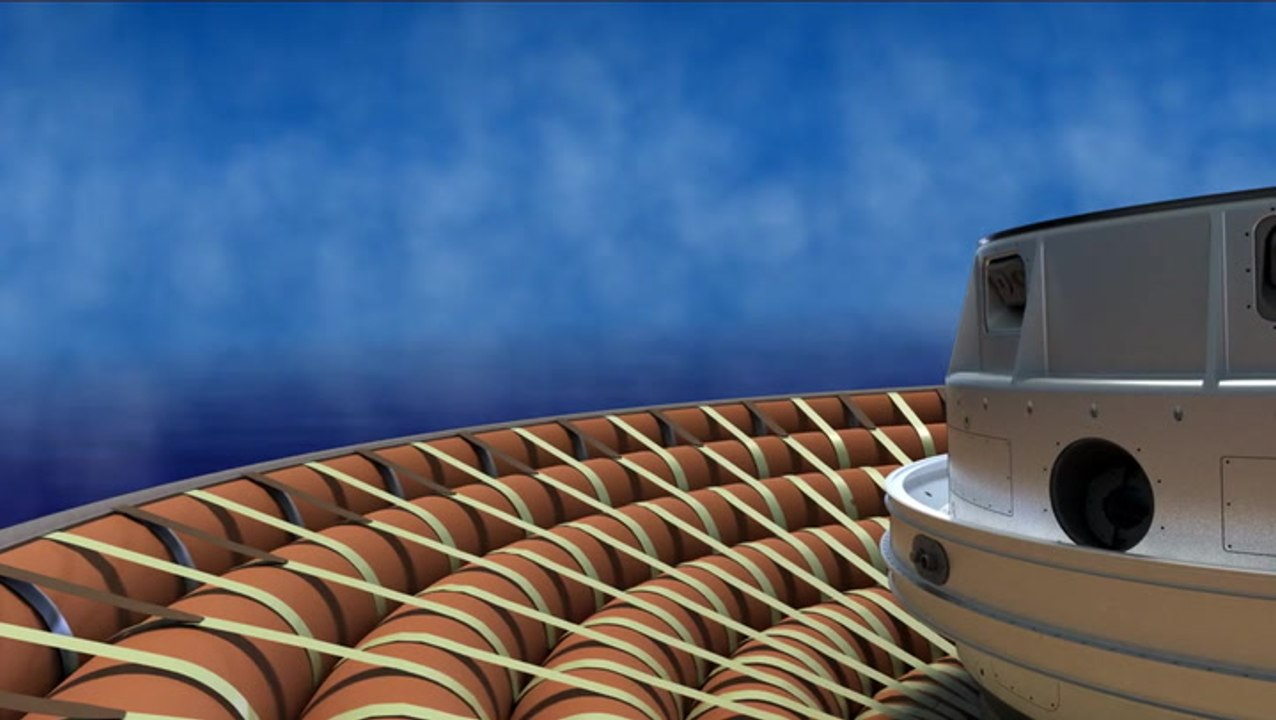 See an inflatable heat shield work in re-entry...