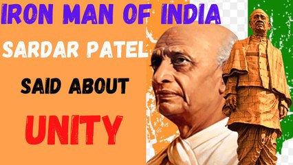 Download Video: Sardar Vallabhbhai Patel speech on Unity