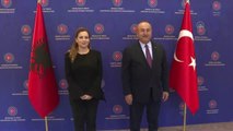 Dışişleri Bakanı Çavuşoğlu'nun Arnavutluk Avrupa ve Dışişleri Bakanı Olta Xhaçka ile bir araya geldi