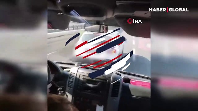 Ambulansa asla yol vermeyen sürücünün rahat tavırları pes dedirtti!