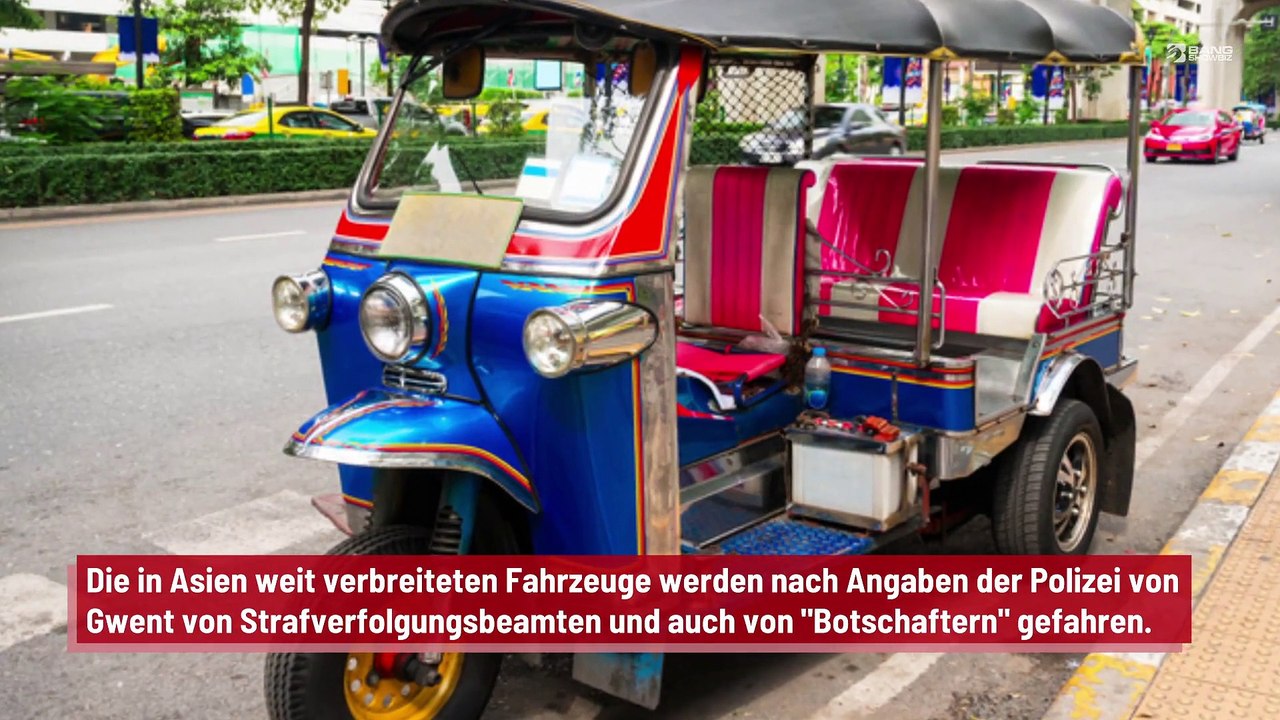 Wales: Polizei gibt 40.000 Pfund für Tuk Tuks aus