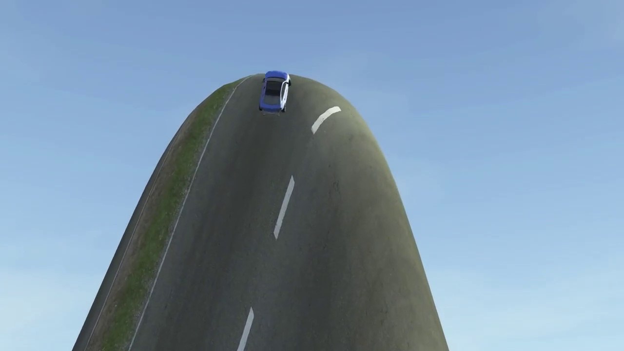 Cars vs Giant Bulge #7 – BeamNG.Drive