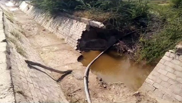 बीसलपुर बांध की मुख्य नहर की वितरिकाएं हुई क्षतिग्रस्त