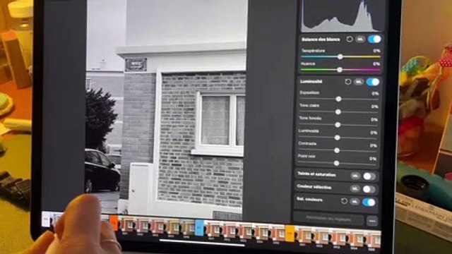 Apple Pencil & Pixelmator Photo sur iPad Pro M2