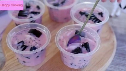 Cara Membuat Minuman Buko Cocopandan Segar