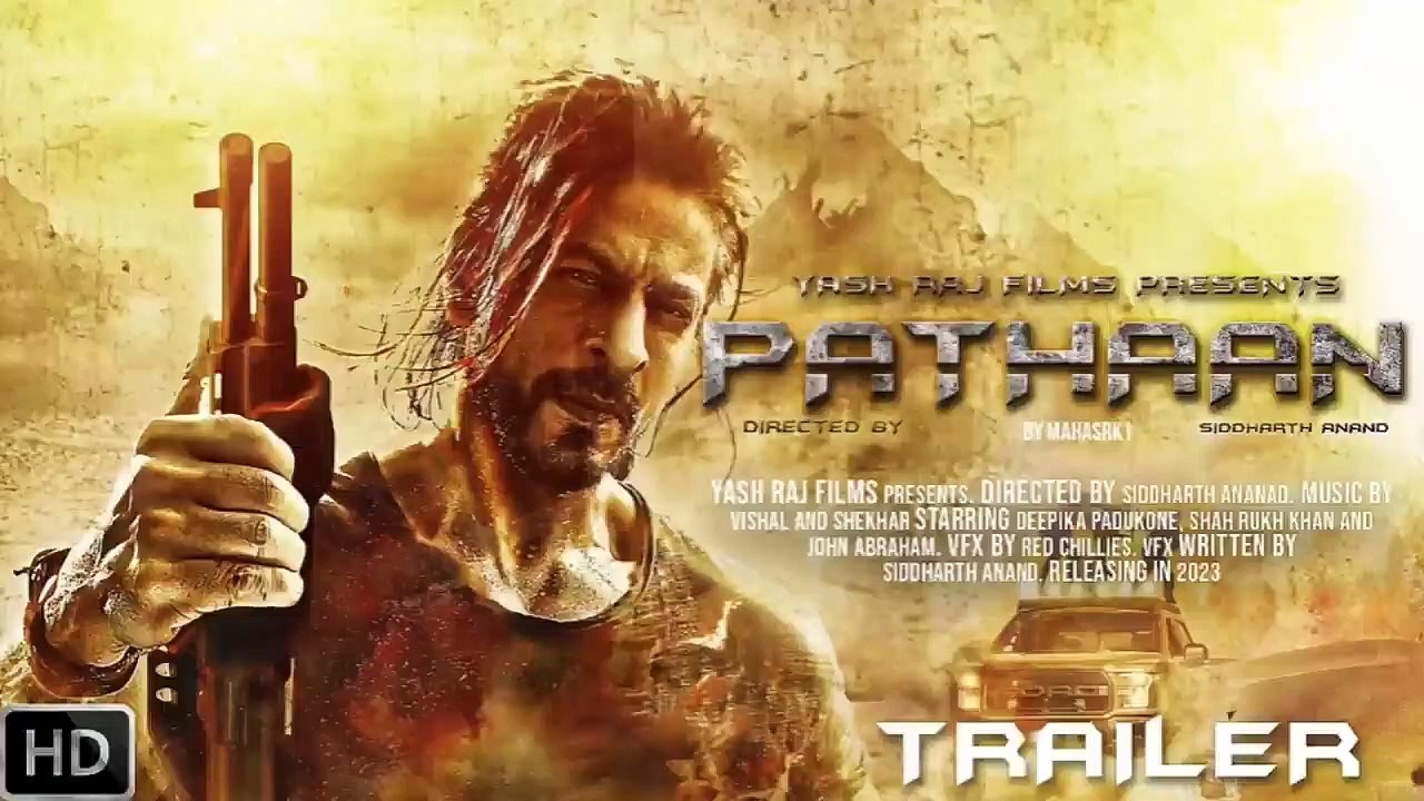 Pathaan Trailer Shah Rukh Khan, Deepika Padukone, John Abraham 2023