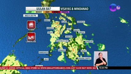 Thunderstorms at trough ng dating Bagyong Paeng, magpapaulan pa rin | SONA