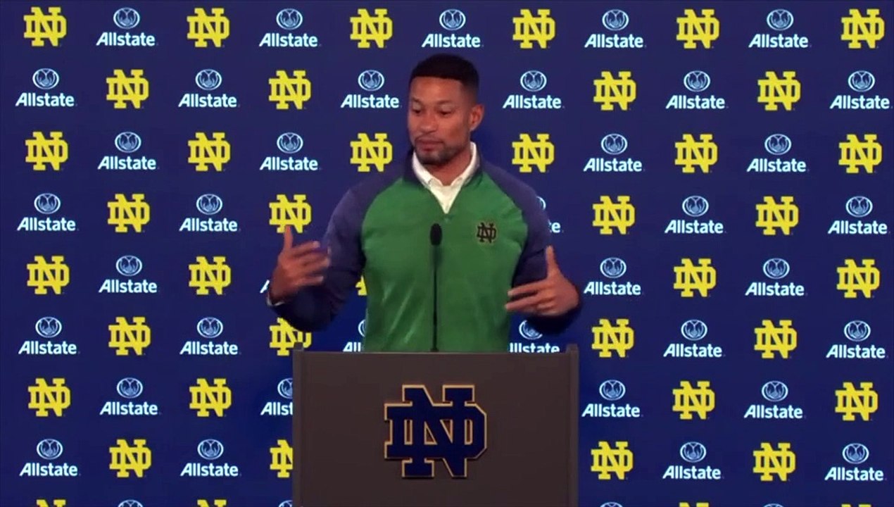 Marcus Freeman Talks Brian Mason video Dailymotion