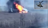 Ukraine shoots down two Russian choppers in three minutes - weeks after blasting four helicopters in 18 minutes - as Putin's forces increase air attacks in bid to reverse defeats in Kherson
