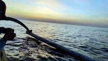 Laut begitu indah ketika di pagi senja